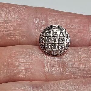 *Sale* Endless Jewelry White Prosper Dome  Sterling Silver Clear Rhine Charm